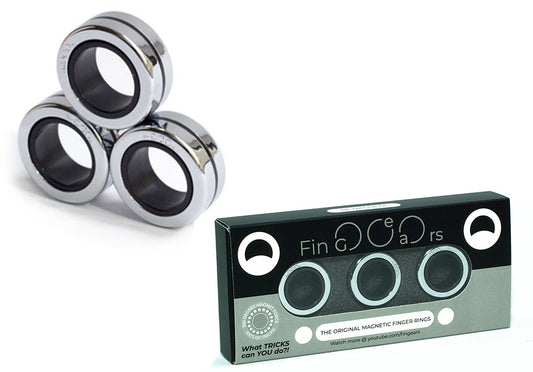 Fingears M-19mm Silver-Black Set