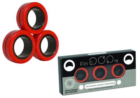 Fingears M-19mm Red-Black Set